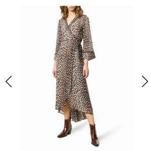 Ganni Mullin georgette dress size 36